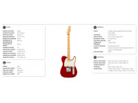 Fender Limited Edition 75th Anniversary Player II Tele CAR Fender Limited Edition 75th Anniversary Player II Tele CAR